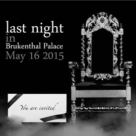 Last Night in Brukenthal Palace – 16.05.2015
