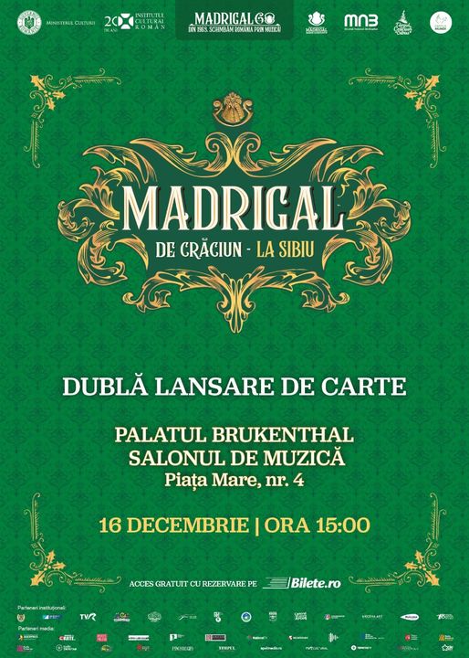 Corul Madrigal, dublă lansare de carte la Muzeul Național Brukenthal