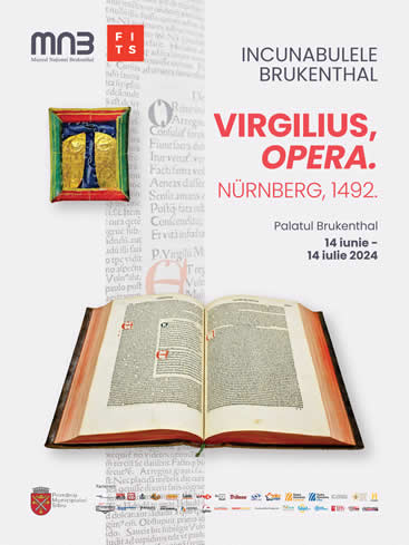 Un nou incunabul din 1492 poate fi văzut la Muzeul Național Brukenthal - Palatul Brukenthal din Piața Mare din Sibiu