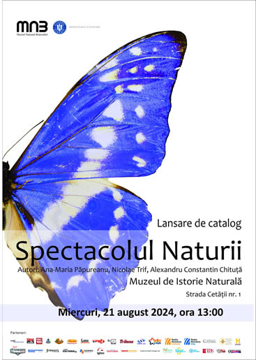 Lansarea catalogului „Spectacolul Naturii” la Muzeul de Istorie Naturală Sibiu