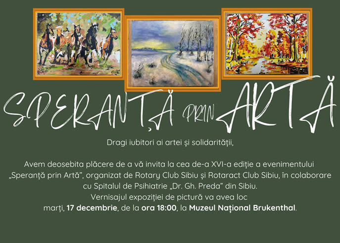 Speranță prin artă
