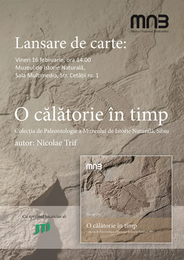 The release of the volume A journey in time - the Paleontology Collection of the Museum of Natural History, Sibiu