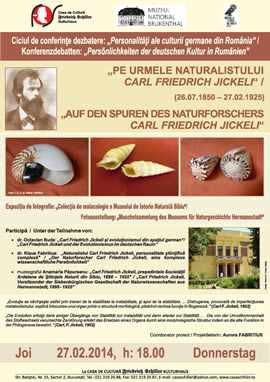 Brukenthal National Museum participated in the debating conference entitled „Following Carl Friedrich Jickeli – complex scientific figure of natural science“. 