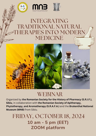 Webinarul internațional „Integrarea Terapiilor Naturale Tradiționale în Medicina Modernă” 
