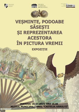 Brukenthal National Museum has opened the exhibition entitled German-Saxon garments, adornments and their representation in painting at the Satu Mare Museum, in Carei, the Karoly Castle