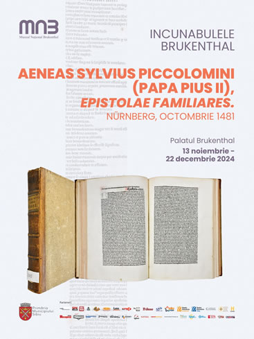 Incunabulele Brukenthal: Enea Silvio Piccolomini, Epistolae familiares, Nürnberg, Anton Koberger, 1481