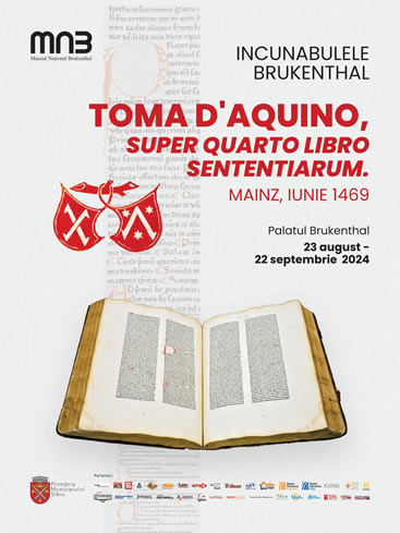 Incunabulele Brukenthal: Toma d’Aquino, Super quarto libro Sententiarum, Mainz, Peter Schöffer, 13 iunie 1469