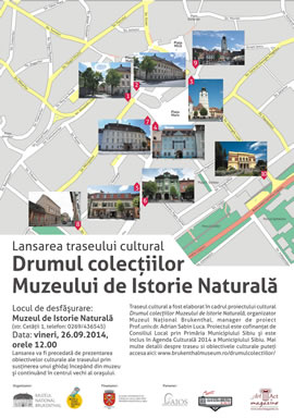 Brukenthal National Museum launches the cultural route “Museum of Natural History: the road of the collections”