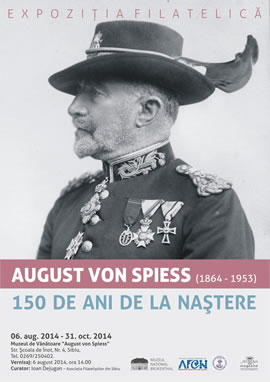 Exhibition: Philatelic exhibition August von Spiess (1864 – 1953), 150 years since his birth