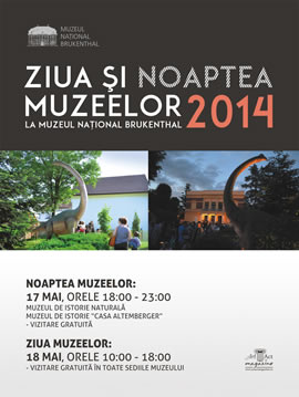 SPECIAL PROGRAMME FRO LONG NIGHT OF THE MUSEUMS AND INTENRATIONAL MUSEUL DAY 2014