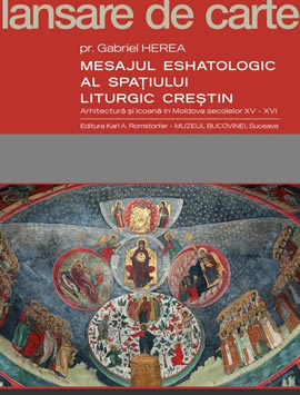 Book launching for Mesajul eshatologic al spaţiului liturgic creştin: arhitectură şi icoană în Moldova sec. XV-XVI