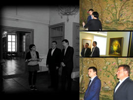The visit of Romanian Minister of Culture in Brukenthal Palace