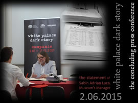 Sabin Adrian Luca, the Manager of Brukenthal National Museum: statement on the occasion of campaign’s final press conference
