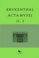 Brukenthal. Acta Musei II.3