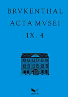 Brukenthal. Acta Musei IX.4