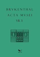 Brukenthal. Acta Musei VII.3