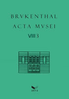 Brukenthal. Acta Musei VIII.3