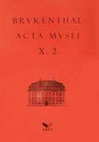 Brukenthal. Acta Musei X.2