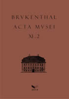 Brukenthal. Acta Musei XI.2