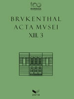 Brukenthal. Acta Musei XIII.3