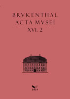 Brukenthal. Acta Musei XVI.2