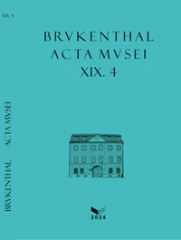 Brukenthal. Acta Musei XIX.4